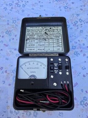 Vintage Xerox 600T442 Current Test Meter with Hard Case